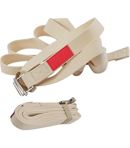 Amazon | ヨガ ストレッチ ストラップ コットン材質 細いタイプ